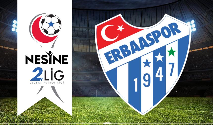 Merkür Jet Erbaaspor’un 2. Lig Fikstürü Belli Oldu