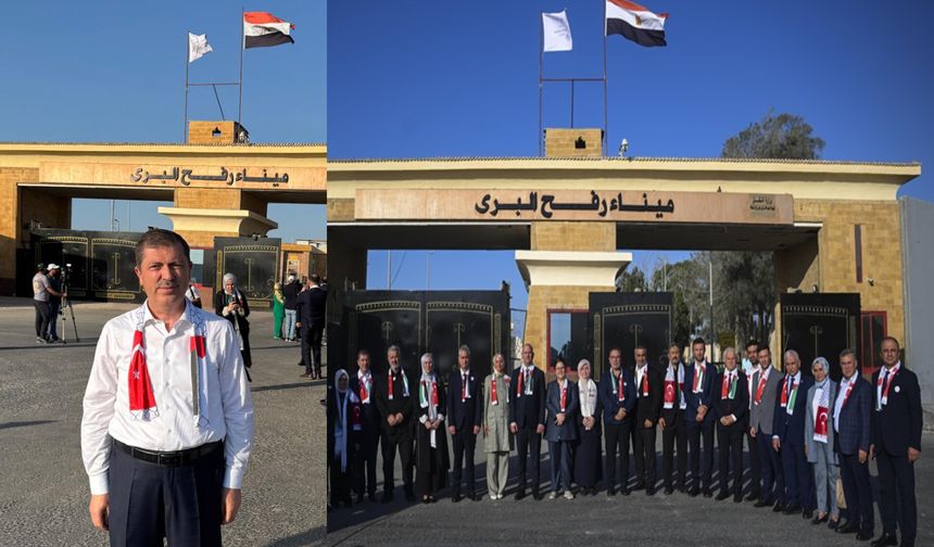 AK Partili Arslan Sınır Kapısı'nda: "Gazze'de Soykırım Yapılıyor"