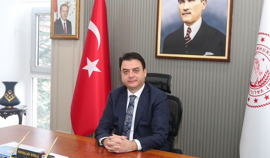 Vali Köklü'den 24 Kasım Öğretmenler Günü Mesajı