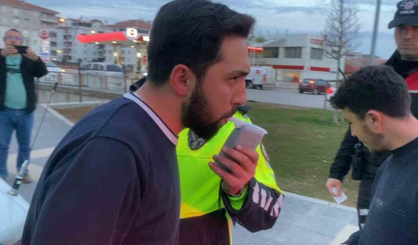Alkollü sürücü emniyeti alarma geçirdi, ehliyeti daimi iptal edildi