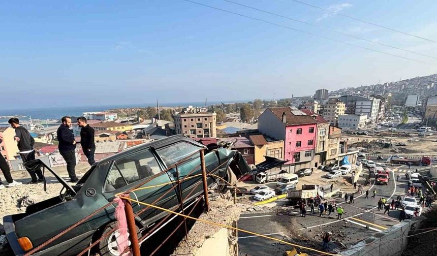 Belediyeye ait kamyonet az kalsın faciaya yol açıyordu