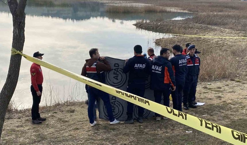 Gölete giren şahsın cansız bedeni bulundu
