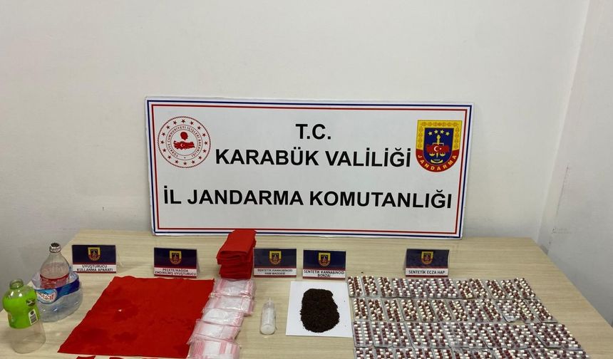 Karabük'te jandarmadan uyuşturucu operasyonu: 6 şüpheli gözaltında