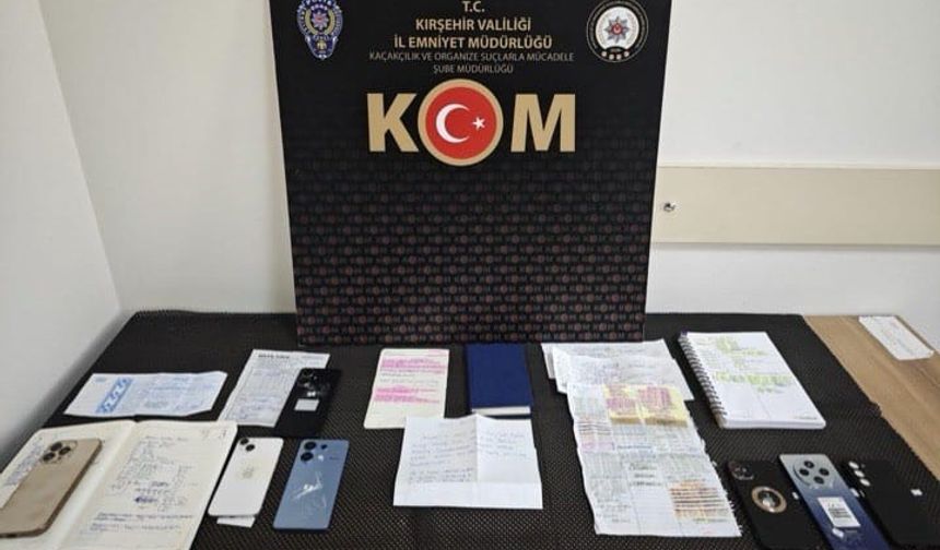 Kırşehir'de tefecilik operasyonu: 7 şüpheli yakalandı