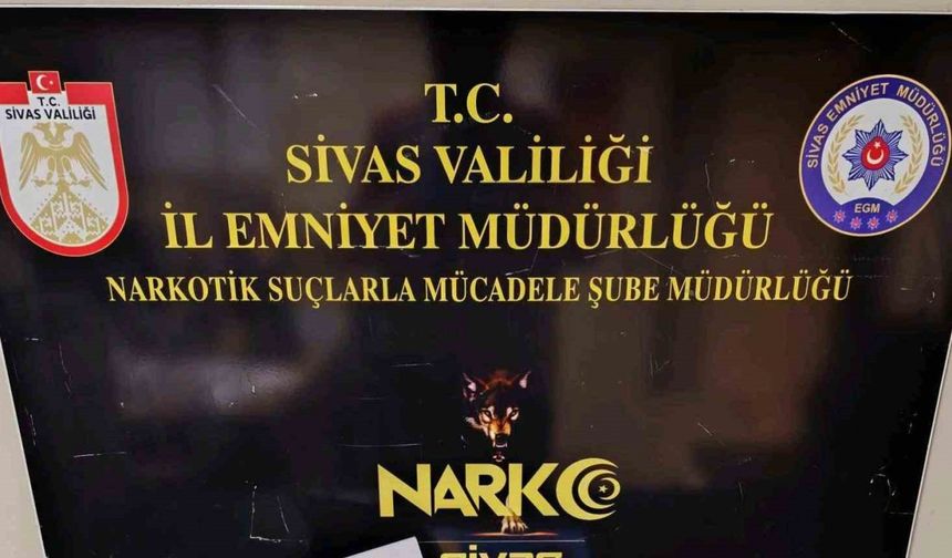 Sivas’ta uyuşturucu operasyonu: 3 kişi tutuklandı