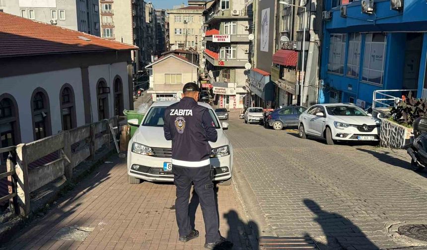 Zonguldak'ta gelişi güzel parklara cezai işlem