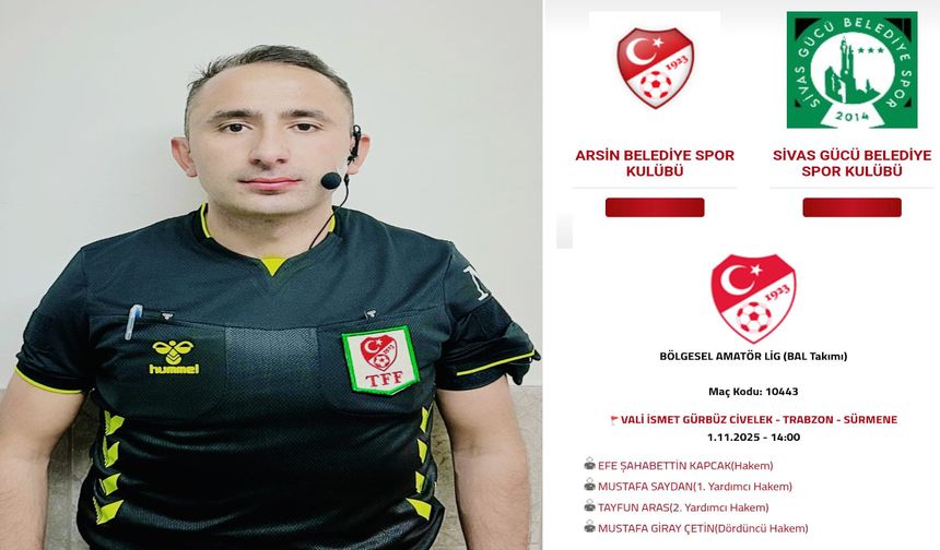 Tayfun Aras, Bal'da İkinci Yardımcı Hakem Olarak Sahada