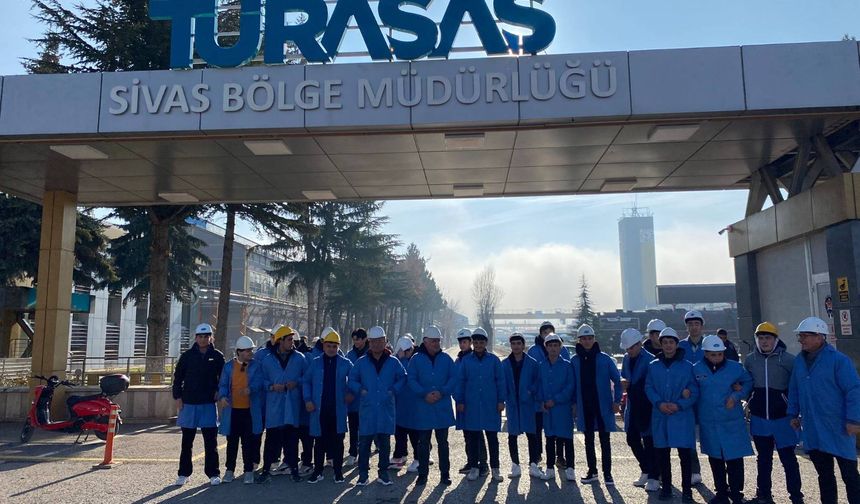 Tokat MTA Öğrencileri TÜRASAŞ’ta Sektörü İnceledi