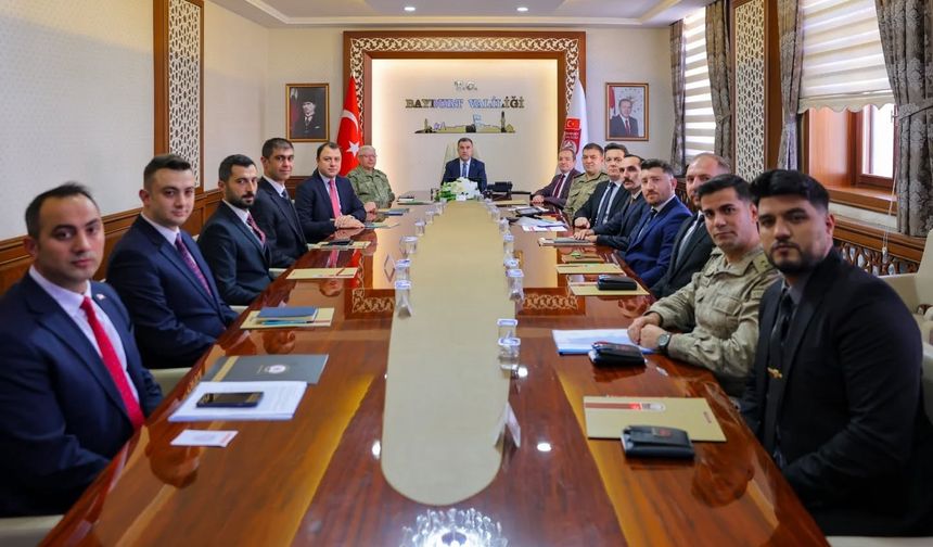 Bayburt'ta güvenlik ve asayiş tedbirleri masaya yatırıldı