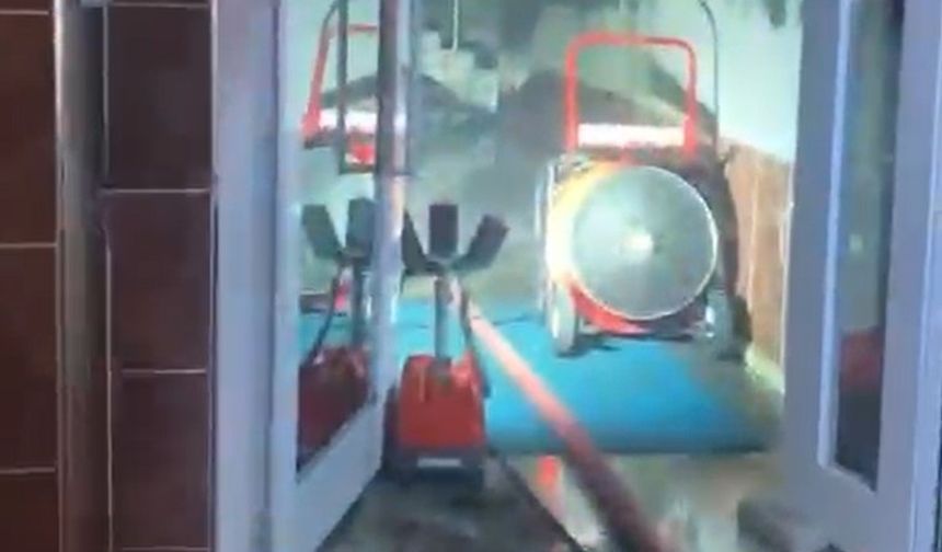 Düzce'de apartmanda çıkan yangında 1 kişi dumandan etkilendi