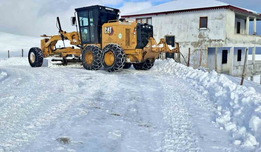 Giresun'da kar engeli: 39 köy yolu ulaşıma kapandı