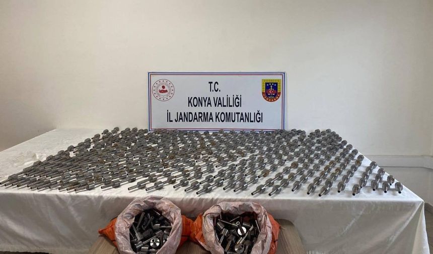 Jandarma ekipleri 586 adet tabanca namlusu ele geçirdi