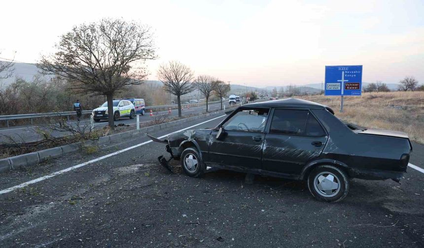 Kontrolden çıkan otomobil takla attı: 1 ağır yaralı