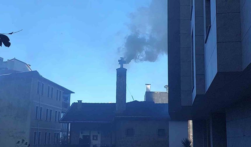 Rize'de baca yangını paniğe neden oldu