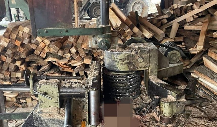 Sinop'ta iş kazası: Elini hızar makinesine kaptırdı