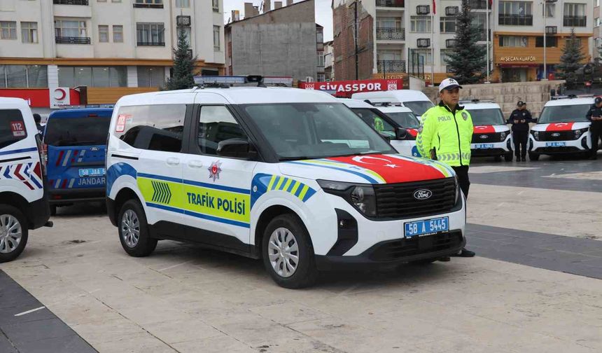 Sivas'ın asayiş gücü modern araçlarla daha da güçlendi