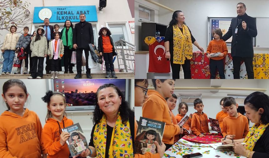 Kemal Arat İlkokulunda yazar öğrenci buluşması fotoğrafları