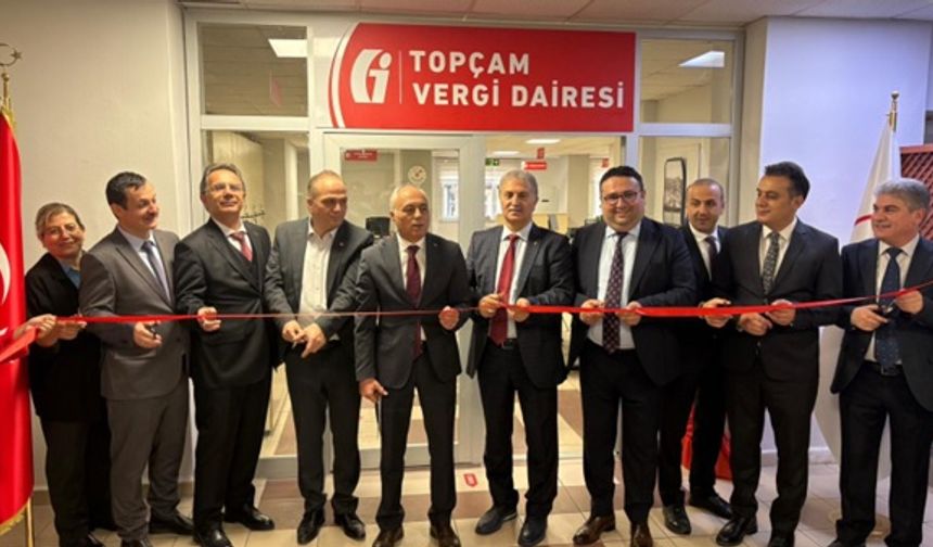 Tokat’ta Topçam Vergi Dairesi Müdürlüğü hizmete açıldı