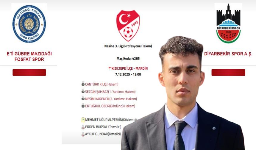 Tokatlı Hakem Ertuğrul Özer’e Önemli Görev