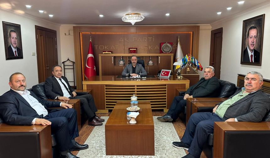 AK Parti İl Başkanlığı'na Oda Başkan Adayından Ziyaret
