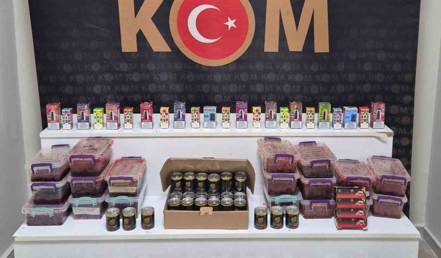 Kaçakçılık operasyonunda çok sayıda ürün ele geçirildi