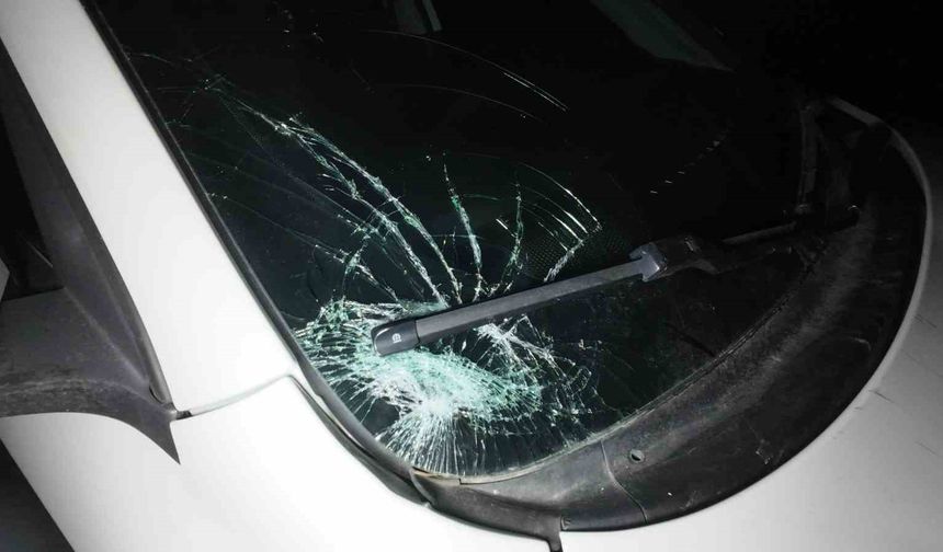 Karaman'da otomobilin çarptığı kadın yaralandı