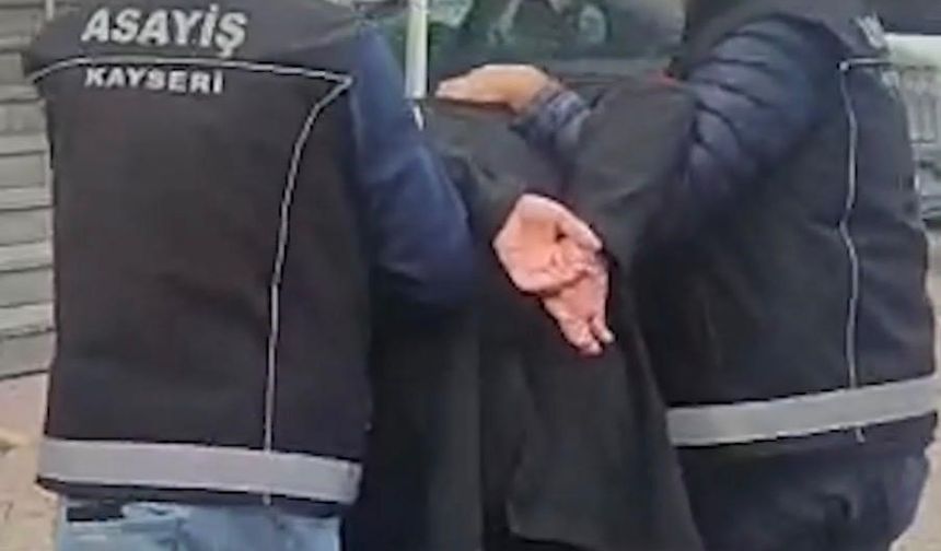 Kayseri'de 2 farklı suçtan 17 yıl kesinleşmiş hapsi bulunan şahıs yakalandı