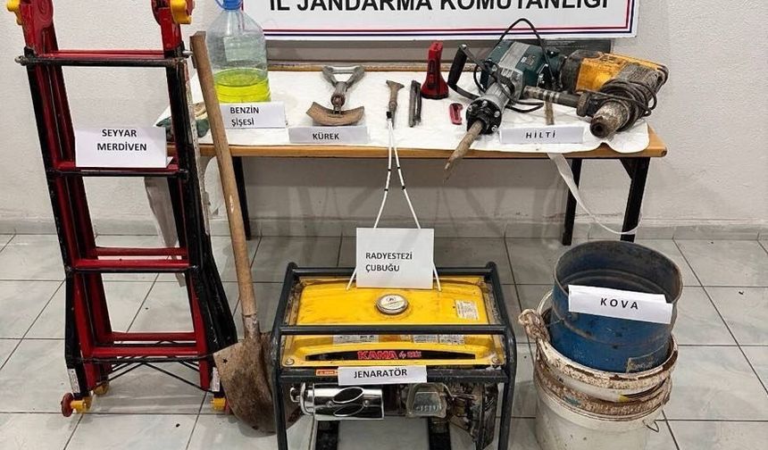 Kırıkkale'de kaçak kazı yapan 2 şahıs yakalandı