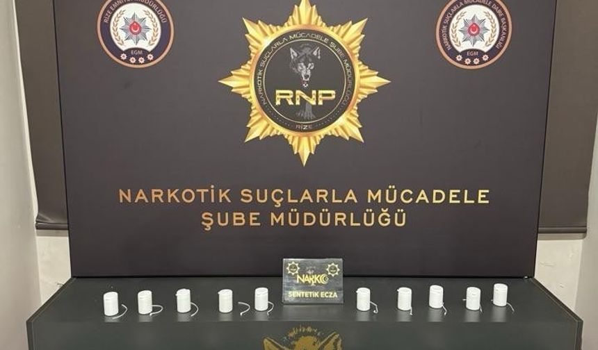 Rize'de torbacı operasyonu