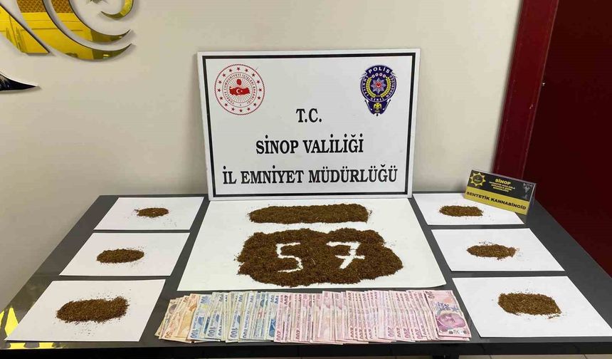 Sinop'ta narkotik operasyonları: 3 tutuklama