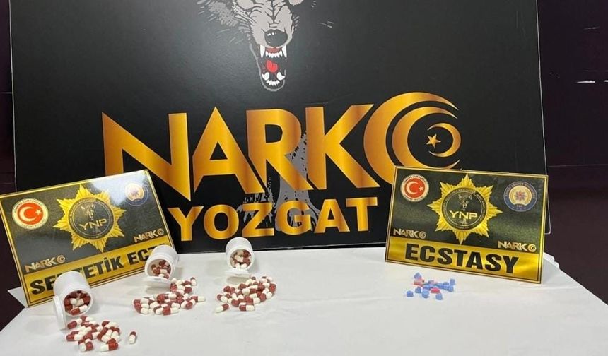 Yozgat'ta 192 adet uyuşturucu hap ele geçirildi