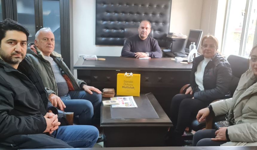 Sendika Temsilcilerinden, Çalışan Gazeteciler Günü’nde Hürsöz Gazetesi’ne Ziyaret