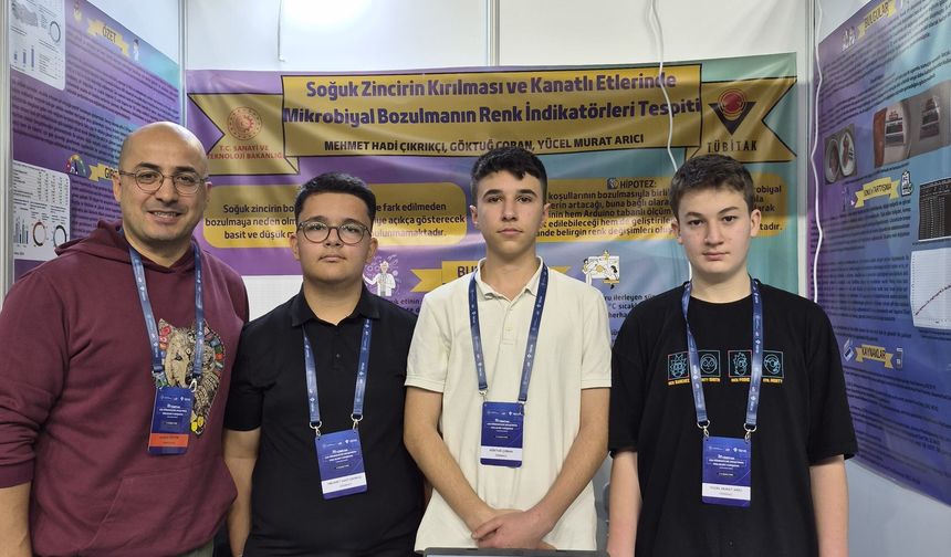 Tokat MTAL’den TÜBİTAK Finalinde Gıda Güvenliğine Yenilikçi Çözüm