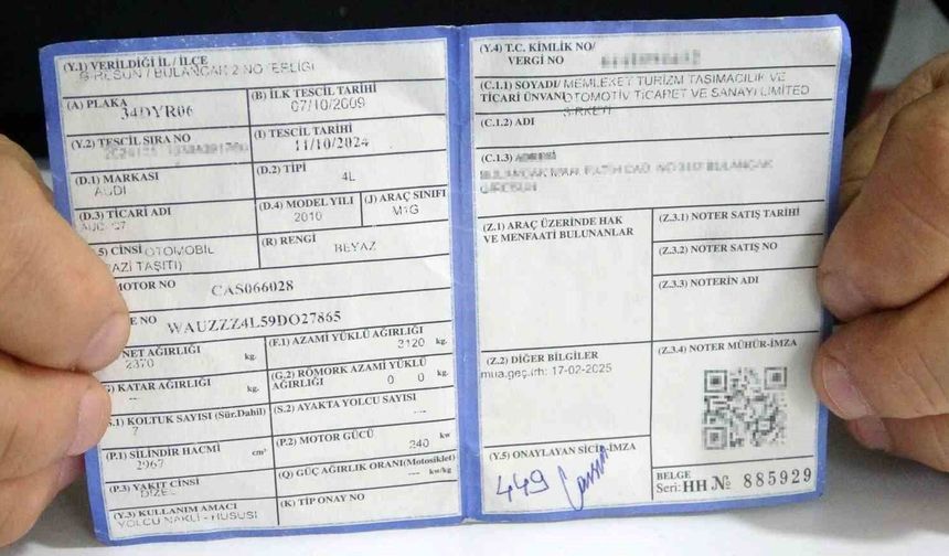 Galeriden noter satışıyla alınan lüks cipe gümrük şoku