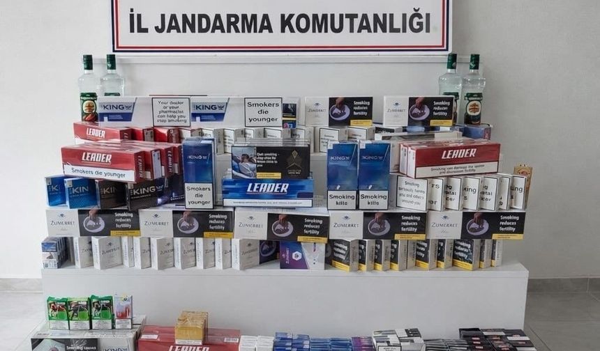 Rize'de kaçak sigara operasyonu