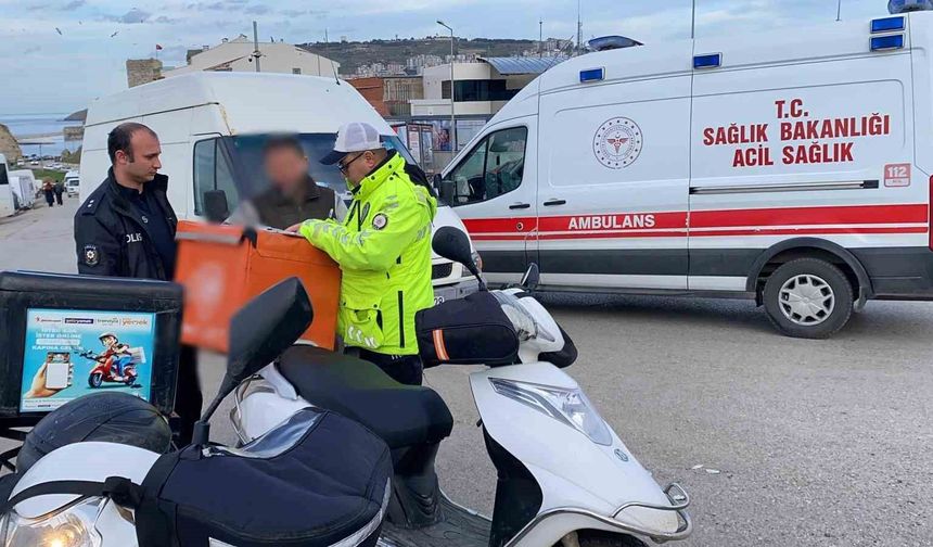 Sinop'ta hatalı sollama kazaya neden oldu: 1 yaralı