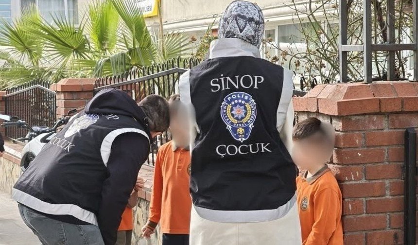 Sinop'ta okul çevrelerinde sıkı denetim