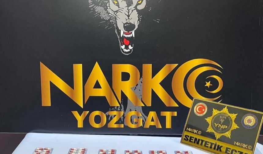Yozgat'ta 182 adet uyuşturucu hap ele geçirildi
