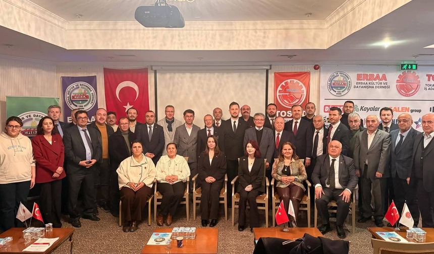 Ankara’daki Erbaalılar “Dersimiz Erbaa” dedi