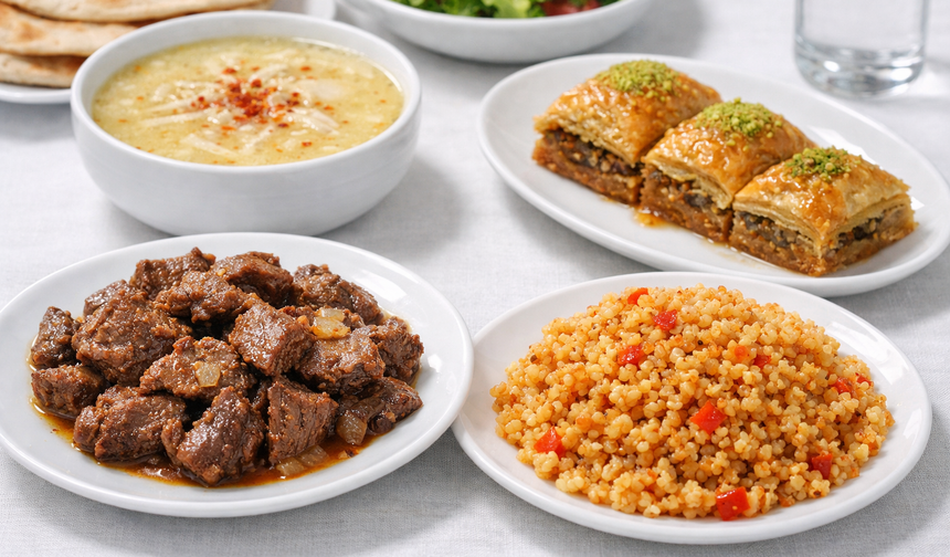 Tokat Belediyesi'nin Ramazan İftar Çadırı'nda Bugünkü Menüde Hangi Yemekler Var?