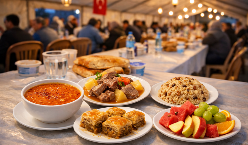 Vakıflar Genel Müdürlüğü'nün (VGM) Ramazan İftar Menüsü'nde Bugün Hangi Yemekler Var?