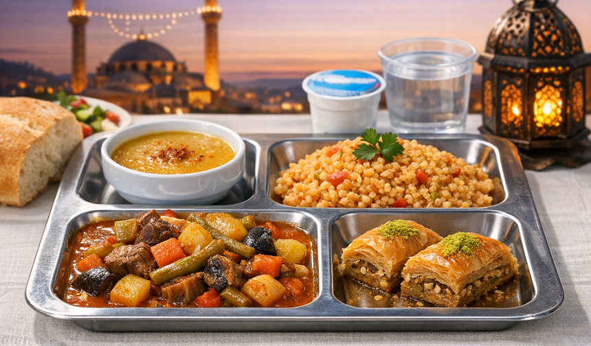 Tokat Belediyesi'nin Ramazan İftar Çadırı'nda Bugünkü Menüde Hangi Yemekler Var?