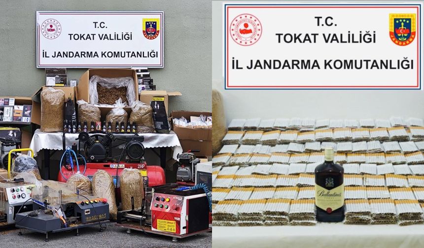 Tokat'ta Kaçak Tütün Operasyonu! 55 Bin Makaron Ele Geçirildi