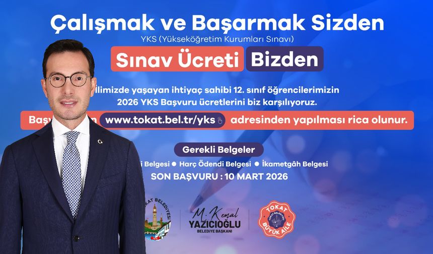 Yazıcıoğlu: "2026 YKS Başvuru Ücreti Bizden, Başarı Sizden"