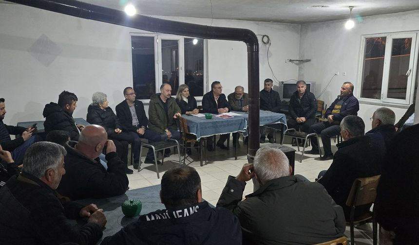 CHP Merkez İlçe Başkanı Aytekin Ayan’dan Köy Ziyaretleri