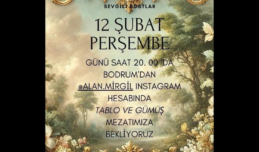 Mirgül Eren Griffe’den Sanatseverlere Özel Davet