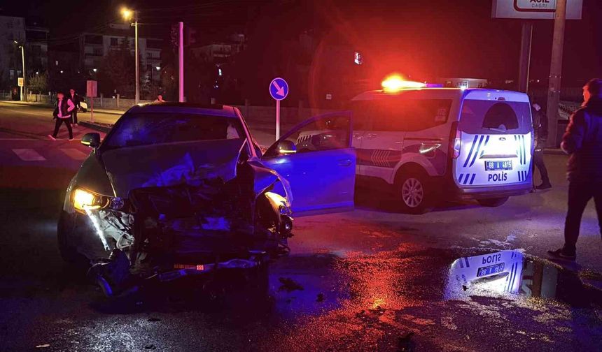 Aksaray'da kuzenler çarpıştı: 1 yaralı