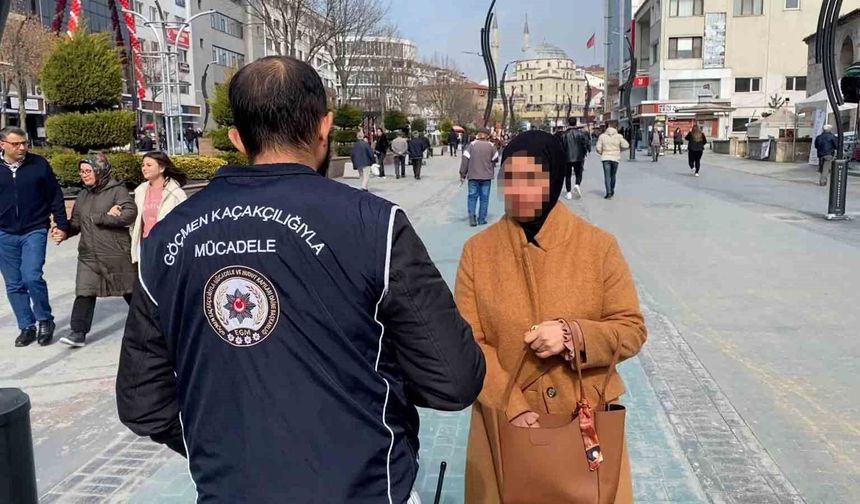 Bolu'da Bayram öncesi kaçak göçmen denetimi