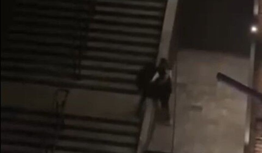 Çankırı'da iki grup arasındaki kavga kamerada