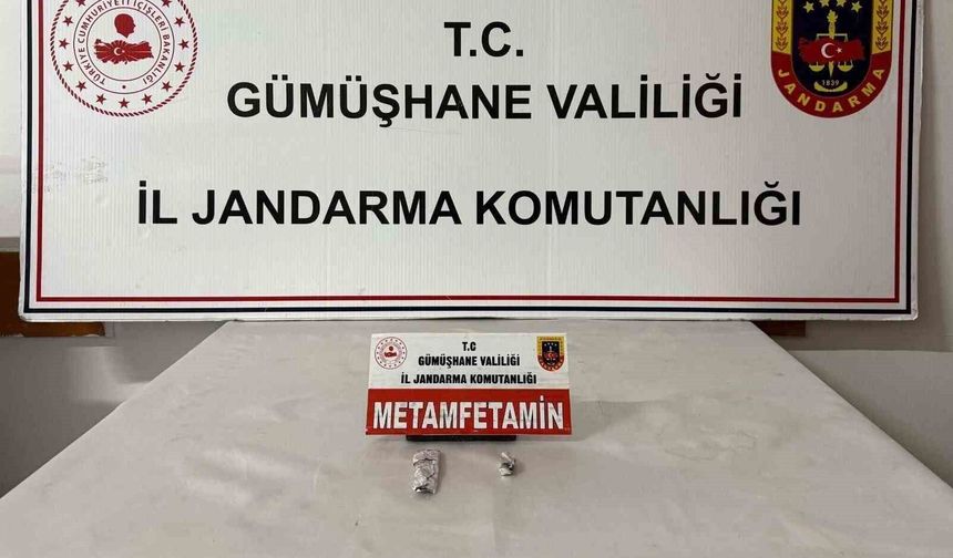 Gümüşhane'de uyuşturucu operasyonlarında iki şüpheli yakalandı